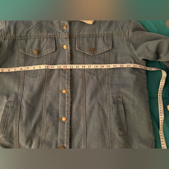 Sherpa Lined Denin Coat - Picture 6 of 14